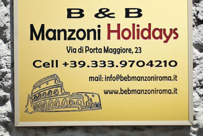 B&B Manzoni Holidays Roma Esterno foto